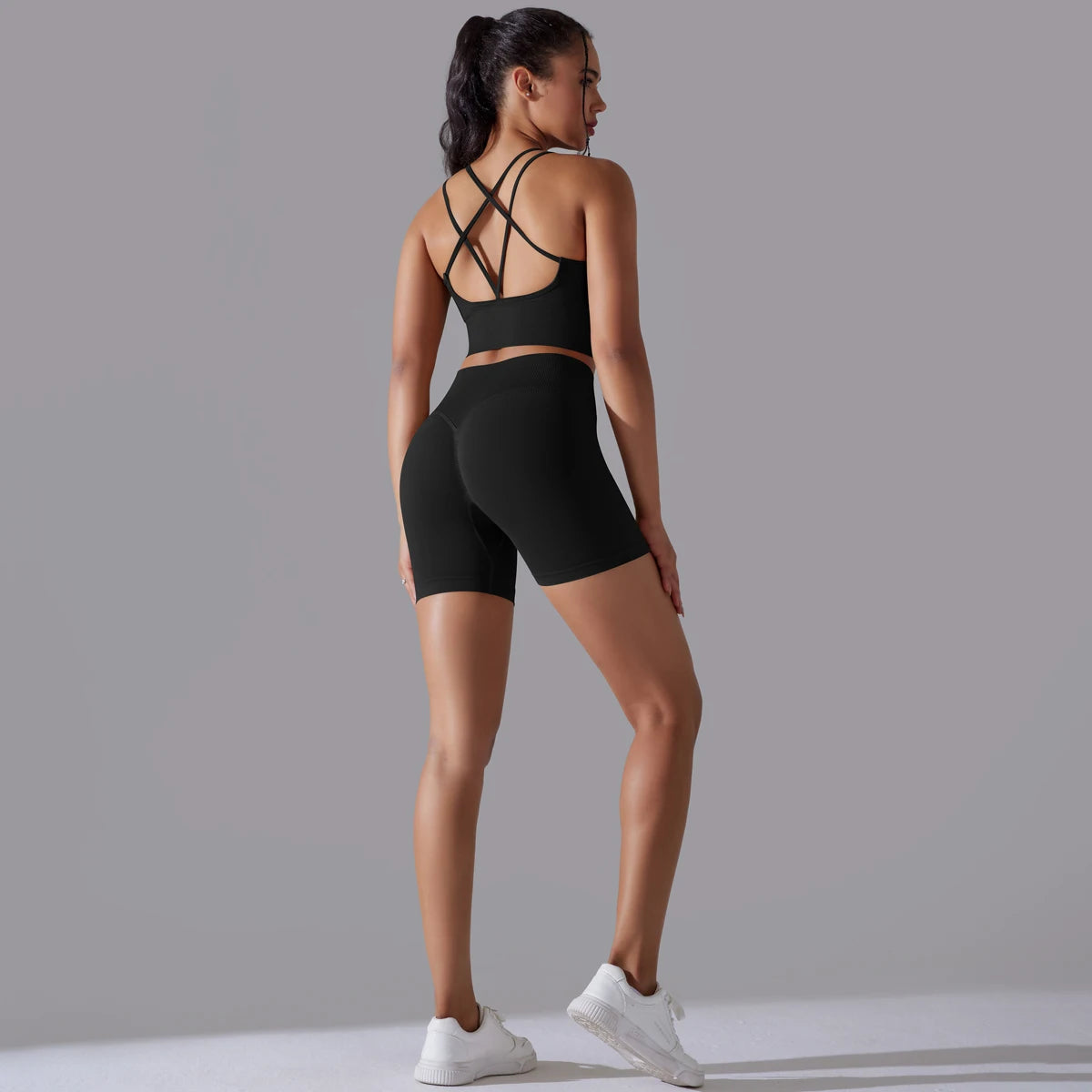 Sexy Yoga Sets Women's Tracksuit Seamless Sport Suit Running Workout Sportswear Gym Clothing Leggings Bra Fitness Suits 2 Pieces