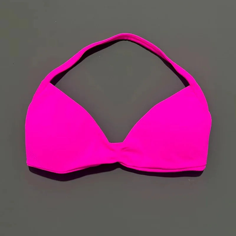 Sports Strappy Bra Yoga Underwear Women Gym Top Running Exercise Backless Bra High Support Active Wear Fitness Workout Halter